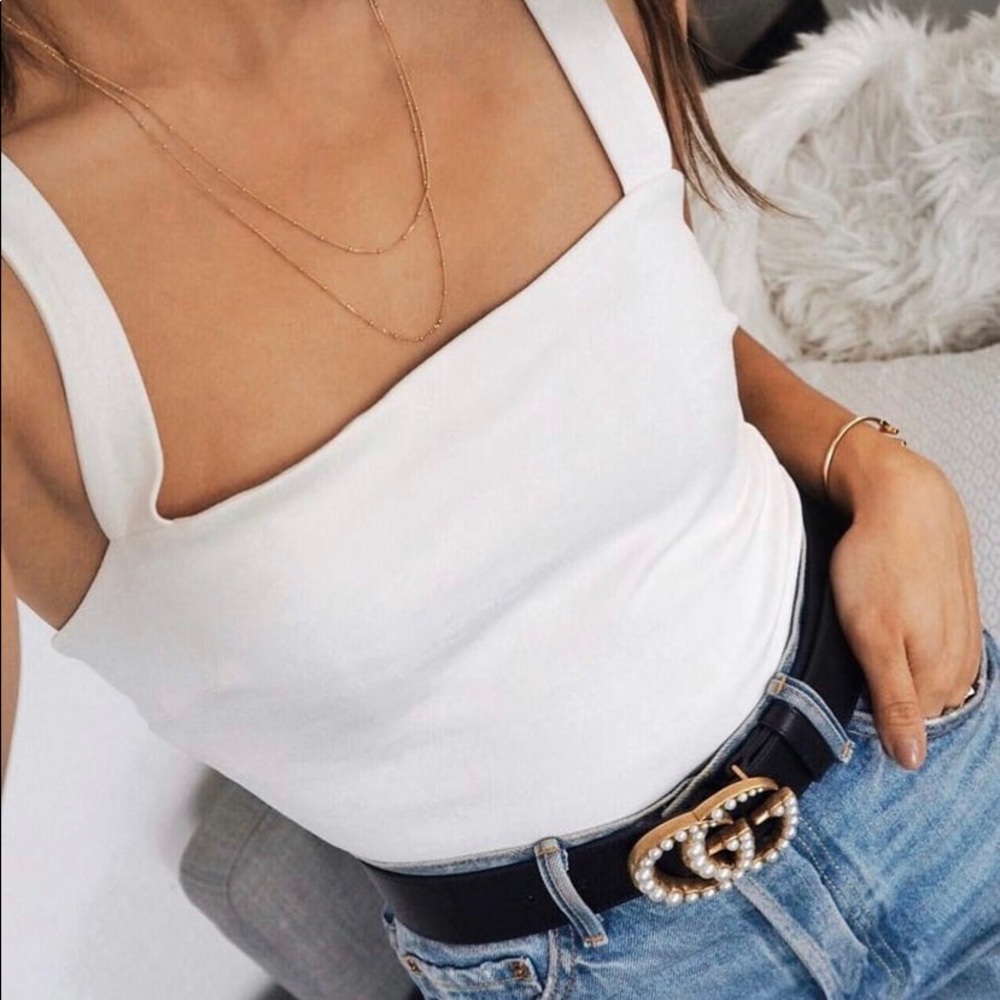 Lulu’s White Body Suit